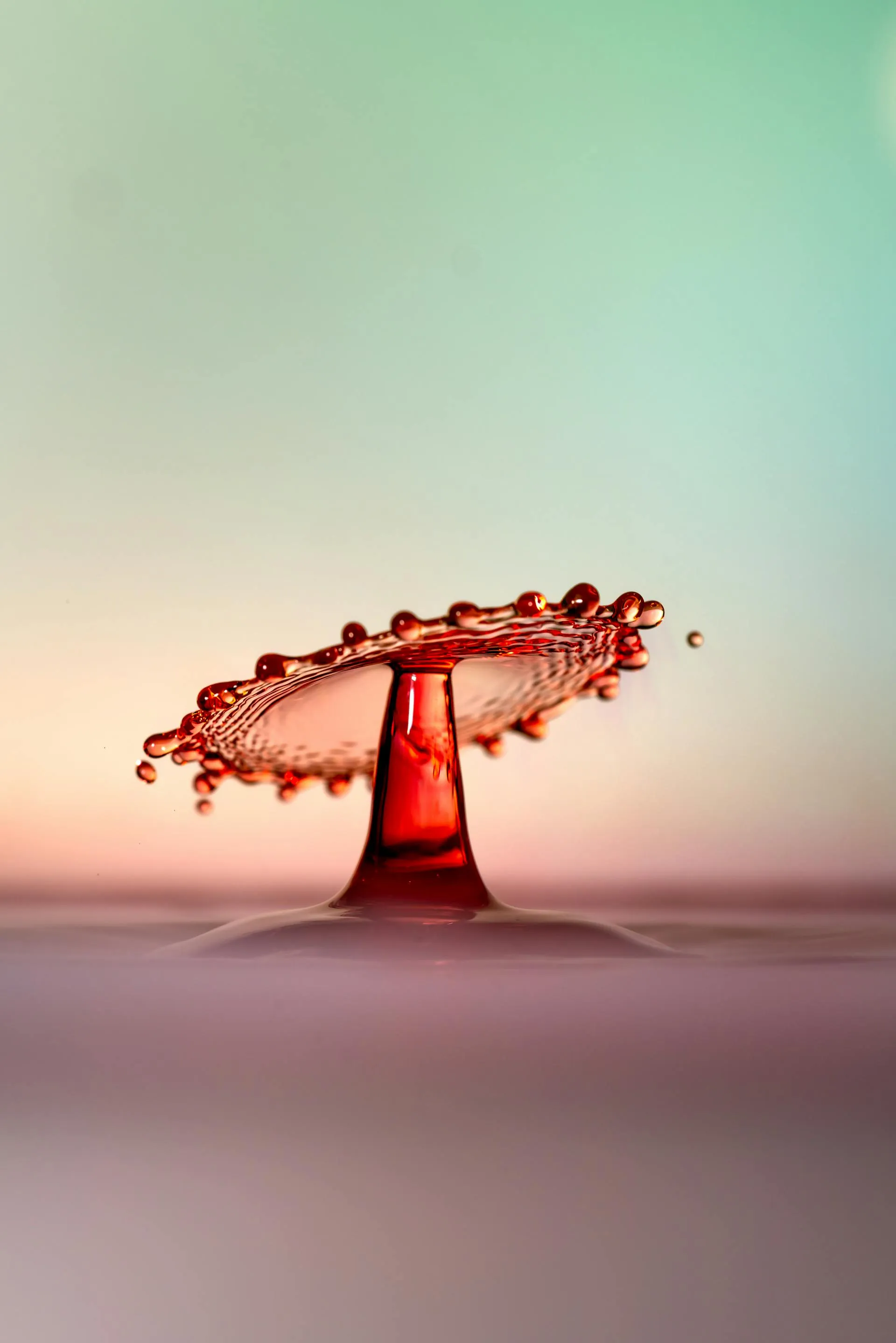 Abstract liquid droplet